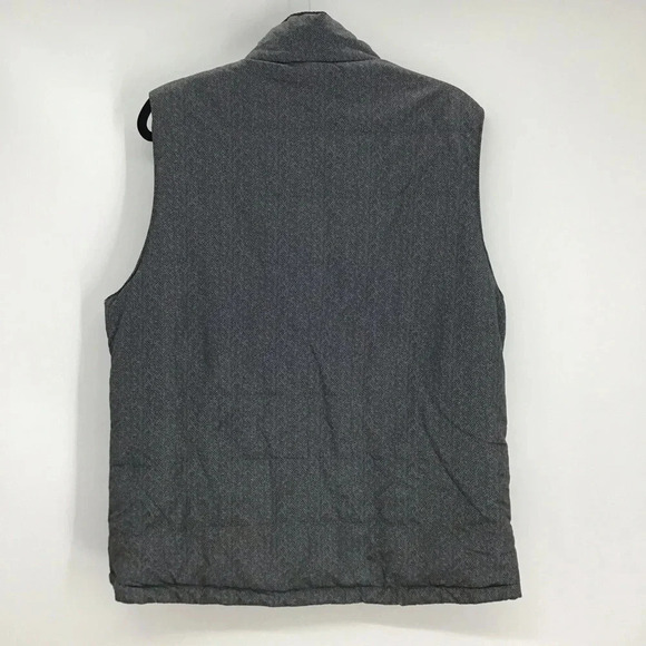 Argyle Culture Men’s Puffer Vest Full Zip Casual Work Warm Gray Size Medium - Picture 2 of 8